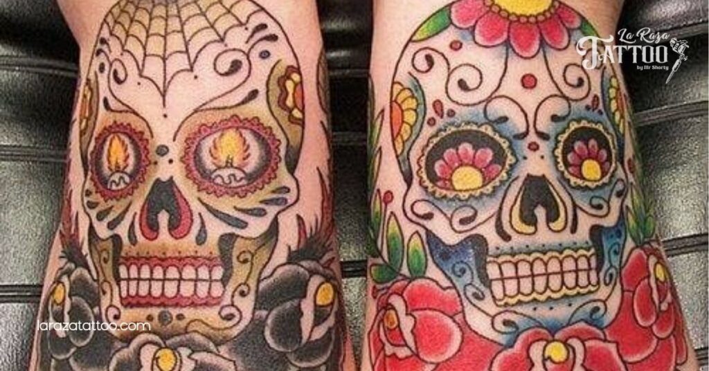 Discover the Meaning Behind Day of Death Tattoos: Celebrate Life and Remember Loved Ones 2 Sugar Skulls And Their Importance