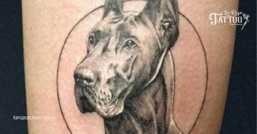 Symbolic Great Dane Tattoo Ideas