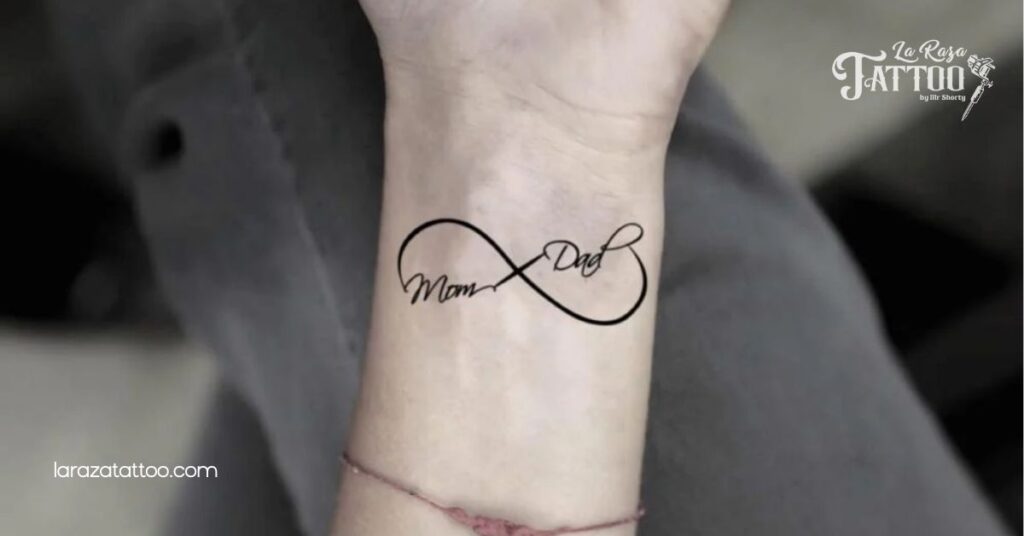 10 Heartfelt Mom and Dad Tattoo Ideas to Celebrate Family Love and Heritage 2 Text Based Designs