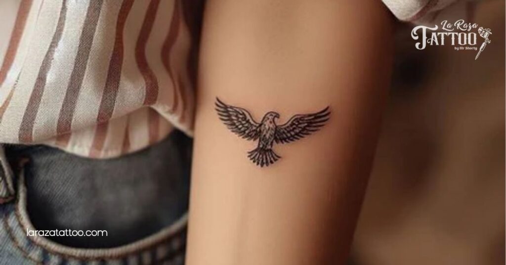Discover the Meaning and Stunning Designs of Small Eagle Tattoos: Your Ultimate Guide 2 The Symbolism Behind Small Eagle Tattoos