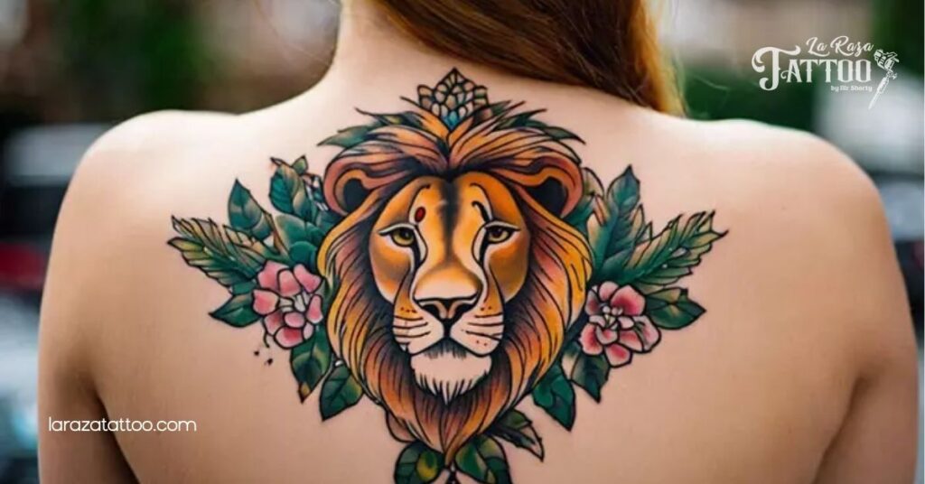 Roar with Strength: Discover Stunning Lion Tattoos and Their Powerful Meanings 2 Traditional Lion Tattoos