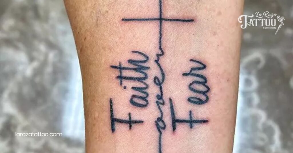 Embrace Courage: The Meaning and Inspiration Behind the Faith Over Fear Tattoo 1 Understanding Faith Over Fear Tattoo