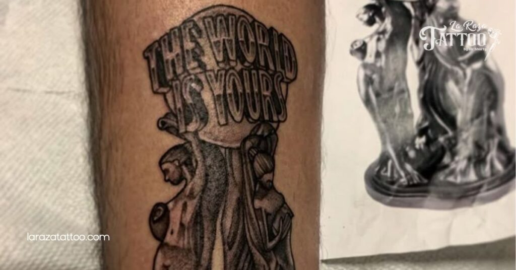 Unlock Your Ambitions: Exploring the Meaning Behind the World is Yours Tattoo 1 Understanding The World Is Yours Tattoo