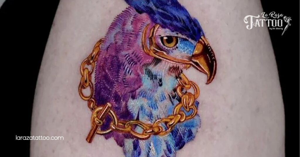 Discover the Meaning and Stunning Designs of Small Eagle Tattoos: Your Ultimate Guide 5 Watercolor Small Eagle Tattoos