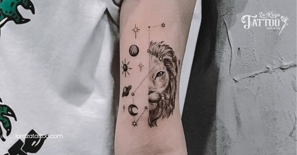 Roar with Strength: Discover Stunning Lion Tattoos and Their Powerful Meanings 9 Zodiac Leo Tattoos